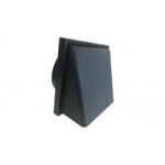 Weather Proof Hood Vent 150mm - Black