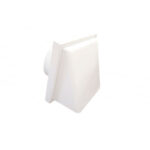 Weather Proof Hood Vent 100mm - White