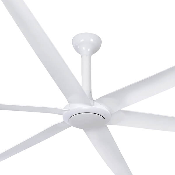 The Big Fan V2 DC Ceiling Fan - White 106" (Remote and Wall Control)