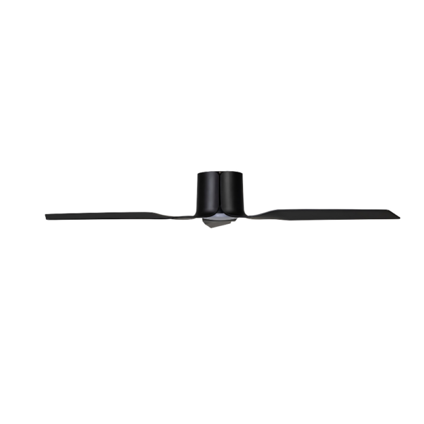 Fanco Flow DC Ceiling Fan with LED Light - Black 52"