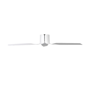 Fanco Flow DC Ceiling Fan with LED Light - White 52" - Image 4