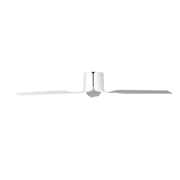 Fanco Flow DC Ceiling Fan with LED Light - White 52"