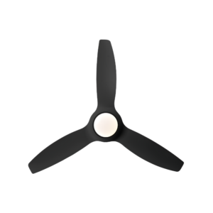 Claro Glider DC Ceiling Fan with LED Light - Black 60" - Image 4