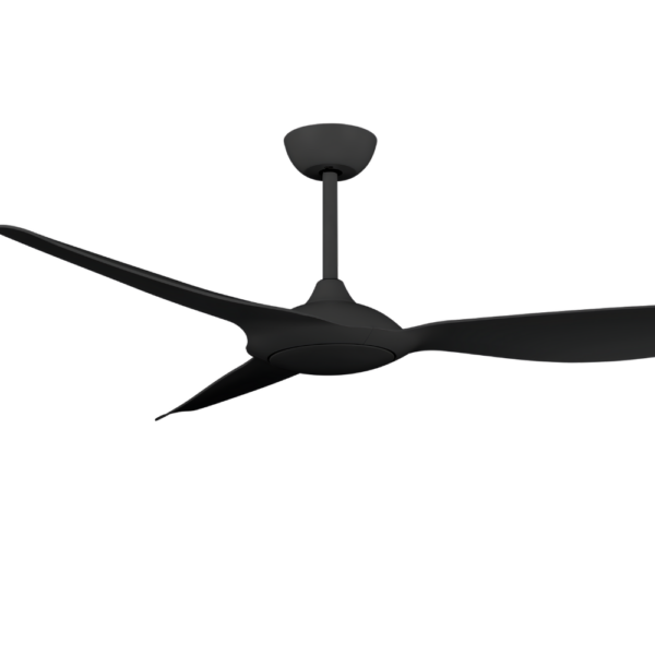 Claro Glider DC Ceiling Fan - Black 60"