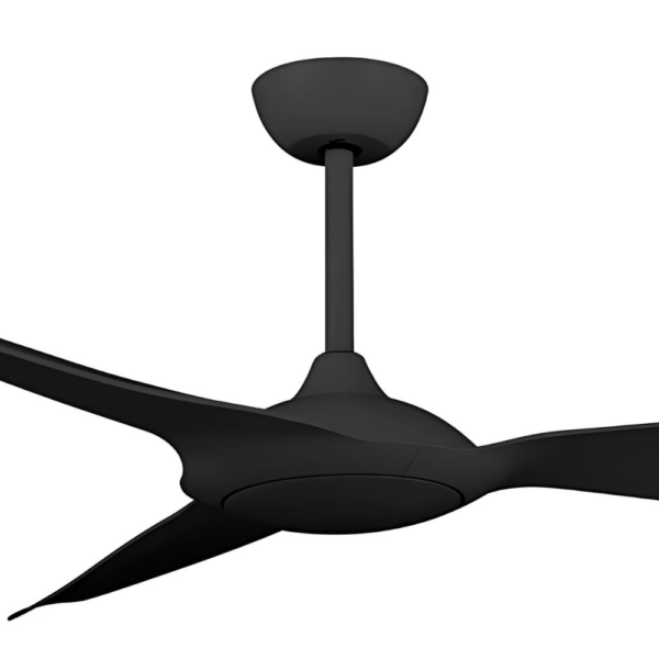 Claro Glider DC Ceiling Fan - Black 60"