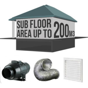 Sub Floor Kit 5 - Premium TT Silent 150 for area up to 120m3