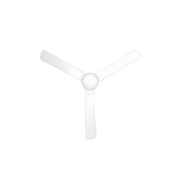 Claro Groove DC Ceiling Fan with Remote - White 52"