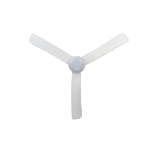 Claro Groove DC Ceiling Fan with CCT LED Light and Remote - White 52"