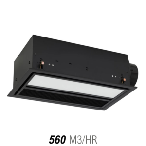 Mercator Jupiter 3 in 1 Exhaust Fan with Heat and CCT LED Light Black