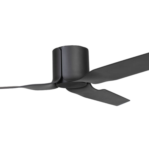 Fanco Flow DC Ceiling Fan - Black 52"