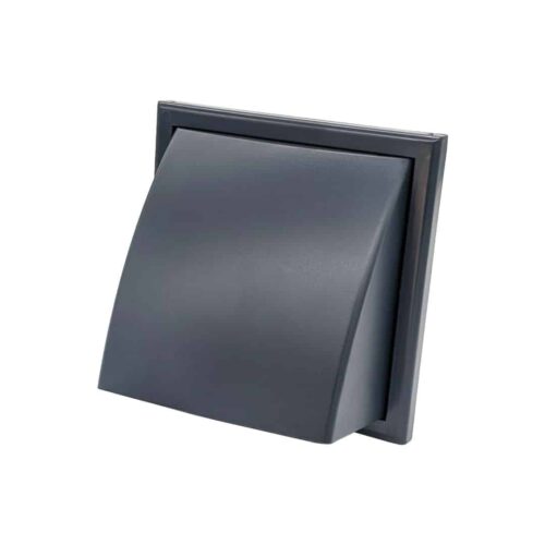 Hooded Wall Vent 150mm - Dark Grey