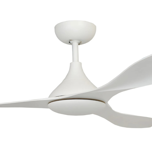 Claro Flight DC Ceiling Fan with LED Light - White 52"