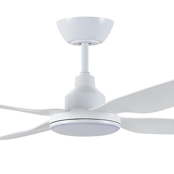 Ventair Alaska DC Ceiling Fan with LED Light - White 48"