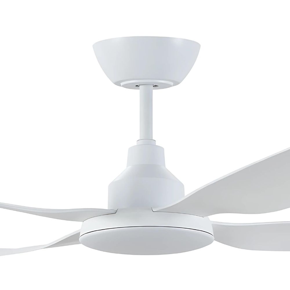 ALASKA DC – 52__1300mm 4 Blade DC Ceiling Fan with 20W Tri CCT LED Light – White – Indoor_Covered Outdoor – Remote included-ZOOM