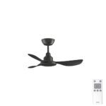 Ventair Glacier DC Ceiling Fan - Black 36"