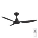 Ventair Glacier DC Ceiling Fan - Black 56"