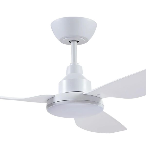 Ventair Glacier DC Ceiling Fan with LED Light - White 56"