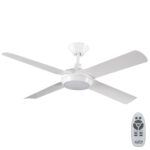 Hunter Pacific Concept DC Ceiling Fan with LED Light - White 48"