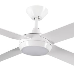 hunter pacific concept dc 52 ceiling fan with light in white motor