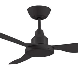 ventair glacier dc ceiling fan in black 48 inch close up