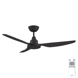 Ventair Glacier DC Ceiling Fan - Black 52"