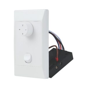 Ventair FlexMech 3-Speed Wall Control - No Light - Angled View