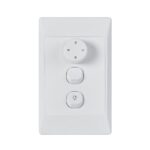 Ventair FleXmech DC 3-Speed Wall Control with Isolation and Light Switch