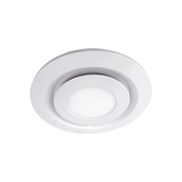 Ventair Airbus 200 with CCT LED Light Round Ceiling Exhaust Fan White