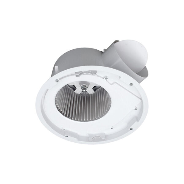 Ventair Airbus 200 with CCT LED Light Round Ceiling Exhaust Fan White