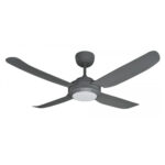 Ventair Spinika II Ceiling Fan with LED Light - Titanium 52"