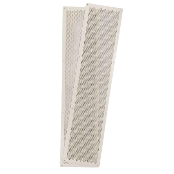 600 x 140mm Steel Eave Vents by Alpine Ventilation - White (Twin Pack)