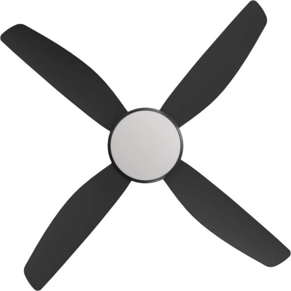 Calibo Vanga DC Ceiling Fan with LED Light - Black 48"