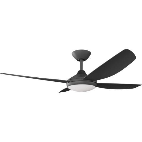 Calibo Vanga DC Ceiling Fan with LED Light - Black 48"