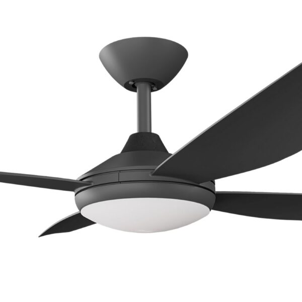 Calibo Vanga DC Ceiling Fan with LED Light - Black 48"