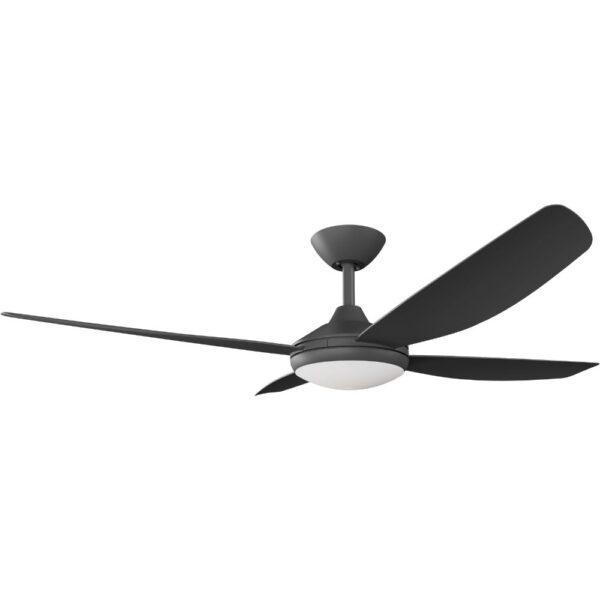 Calibo Vanga DC Ceiling Fan with LED Light - Black 56"