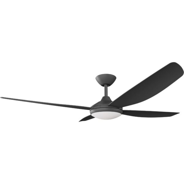 Calibo Vanga DC Ceiling Fan with LED Light - Black 56"