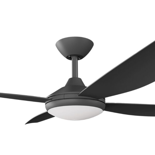 Calibo Vanga DC Ceiling Fan with LED Light - Black 56"