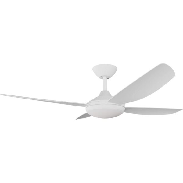 Calibo Vanga DC Ceiling Fan with LED Light - White 48"