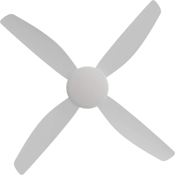 Calibo Vanga DC Ceiling Fan with LED Light - White 56"