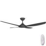 Calibo Vanga DC Ceiling Fan - Black 56"