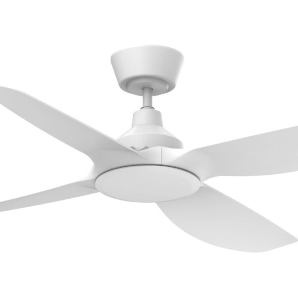 Mercator Jota DC 4-Blades Ceiling Fan - White 52"