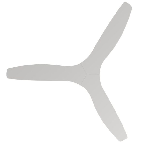 Claro Whisper IP66 DC Outdoor Ceiling Fan - White 58"