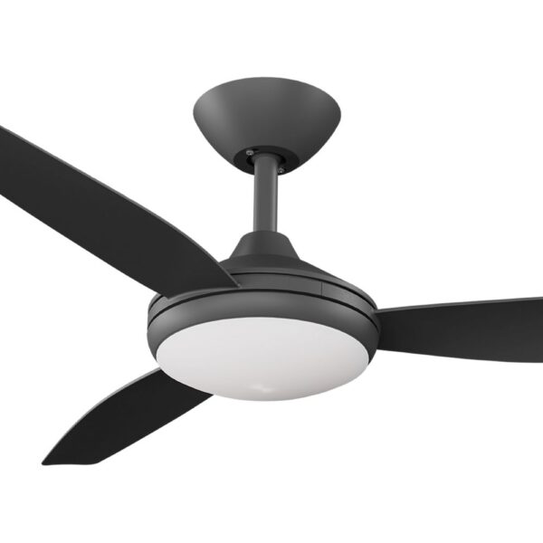 Calibo Condor DC Ceiling Fan with LED Light - Black 48"