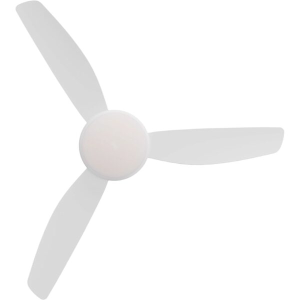 Calibo Condor DC Ceiling Fan with LED Light - White 48"