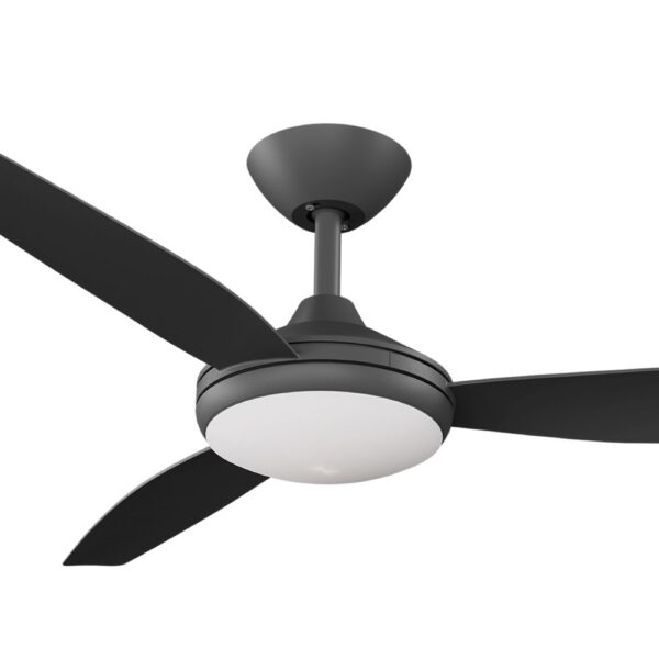 Calibo Condor DC Ceiling Fan with LED Light - Black 52"