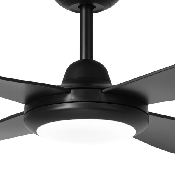 Eglo Aloha DC Ceiling Fan with LED Light - Black 48"