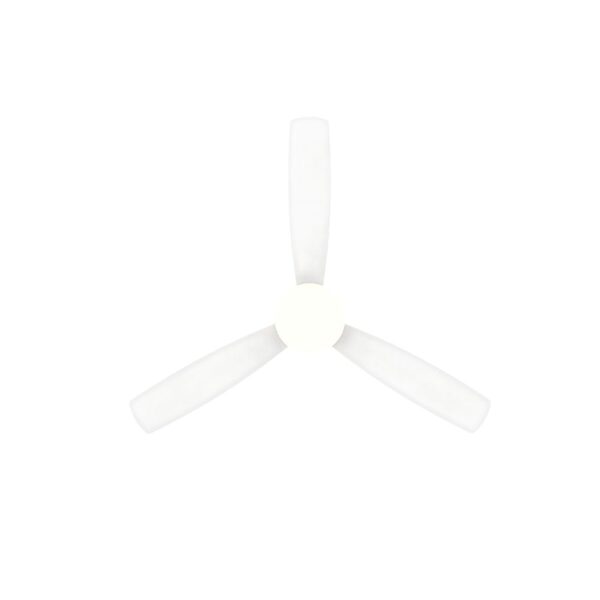 Mercator Nemoi DC Ceiling Fan with LED Light - White 54"