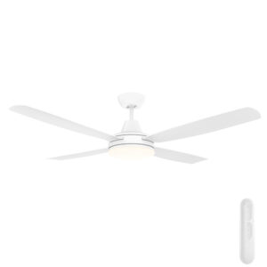 Mercator Nemoi Smart DC Ceiling Fan with LED Light - White 54"