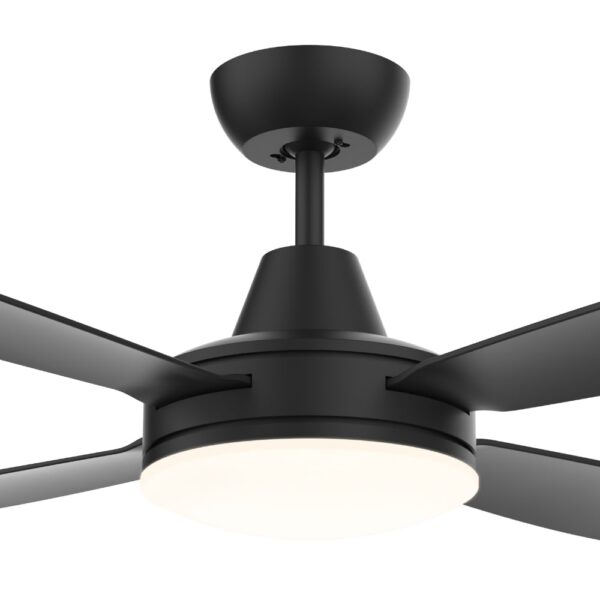 Mercator Nemoi Smart DC Ceiling Fan with LED Light - Black 54"