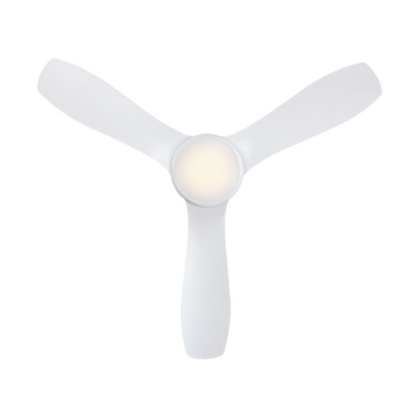 Mercator Raptor DC Ceiling Fan with LED Light - White 48"